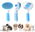 Cat brush,Self Cleaning Slicker Brush,Cat Grooming,Pet Massaging Tool Suitable for Pets with Long or Short Hair,Dog Grooming Brush Tool Gently Rem...