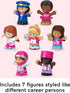 Fisher-Price Little People Barbie Toddler Toys, You Can Be Anything Figure Pack, 7 Characters for Pretend Play Ages 18+ Months (Amazon Exclusive)...