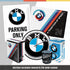 Nostalgic-Art Retro hanging sign, 3.9" x 7.9", official license product (OLP), BMW – Service – Gift idea for BMW fans, made of metal, vintage desi...