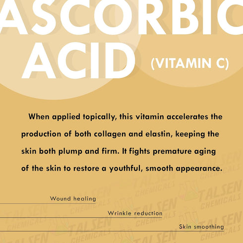 Pure Vitamin C Powder Organic (4 Oz / 113 g) Ascorbic Acid Powder Powerful Antioxidant for Skin DIY Skin Care...