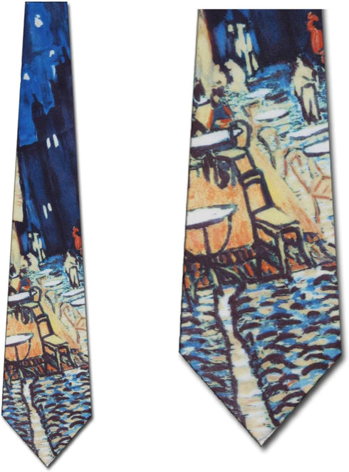 Outdoor Cafe Ties Van Gogh Art Necktie...