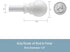 Kenney KN55250 Davenport Ball End Petite Café Decorative Window Curtain Rod, 28-48" Adjustable Length, White Finish, 1/2" Diameter Steel Tube...
