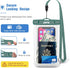 JOTO IPX8 Floating Waterproof Phone Holder Pouch, Float Universal Waterproof Case for iPhone 14 13 12 11 Pro Max XS XR 8 7 Galaxy Pixel Up to 7", ...