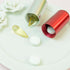 3 Size Waterproof Aluminum Pill Box Case Capsule Bottle Cache Drug Holder Keychain Container Colorful 6pcs, /L...