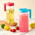 Amazing Abby - Slim - Tritan Pitcher (64 oz), Unbreakable Plastic Water Pitcher with Lid, BPA-Free, Heat-Resistant, Dishwasher-Safe, Great for Bot...