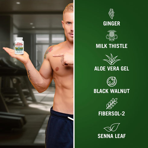 Century Systems The Cleaner Detox, Powerful 14-Day Complete Internal Cleansing Formula for Men, Support Digestive Health, 104 Vegetarian Capsules...