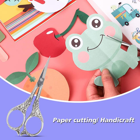 BIHRTC Embroidery Sewing Scissors Stainless Steel for Cross Stitch Cutting Threading Needlework Handcraft Craft Art Work DIY Tool...