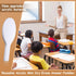 4 Pieces Mini Dry Erase Answer Paddles Acrylic Answer Board Double-Sided Answer Paddles Quick Response Board with Handle for Teaching Games Home O...