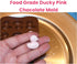 2-Pack 3D Bite-Sized Duck Chocolate Chip Silicone Baking Mold (15-Cavity) 100% Food-Garde, BPA-Free Candy Fondant, Dishwasher Safe, Oven Safe Cand...