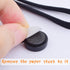 5 Pack Lens Cap Keeper Holders with Elastic String Anti-Loss Lens Cover Leash, Compatible with Canon Nikon Sony Fujifilm Olympus Panasonic DSLR SL...