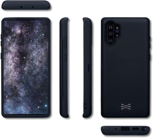 TORU CX PRO Case for Galaxy Note 10 Plus / 10 Plus 5G, with Card Holder | Slim Protective Cover with Hidden Cards Wallet Flip Slot Compartment Kic...