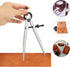 6 Inch Adjustable Lockable Steel Divider Wing Leather Compass with 8 Inch Stainless Steel Ruler?for Woodworking & Leather Craft, Marking & Scribe ...