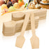 300 Pcs Disposable Mini Wooden Spoons 3.75" Tasting Spoons Ice cream spoon Sampling Spoons...