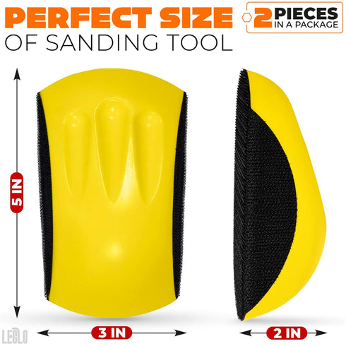 2Pcs Mouse Sanding Blocks for Wood - Mouse Sander Block Auto Body Tools Hand Woodworking Tool Sanding Pads Craftsmen Hand Tools - Autobody Sanding...