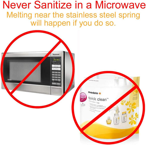 Maymom Breastmilk Storage Bag Adapters Compatible with Spectra S1, S2 Pumps ; 2 Duckbill Valves Included; Clear BPA Free Material; Boiling Water O...