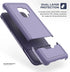 Encased Galaxy S9 Tough Case Purple, Ultra Durable Full Body Protective Cover (Heavy Duty Military Grade) Samsung S9 Phone (Rebel Series)...