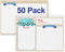 Toplive 50 Pack Recipe Cards, Mason Jar Recipe Cards Double Sided 4in x 6in, Blank Recipe Cards Thick Cardstock for Bridal Showers Wedding Housewa...