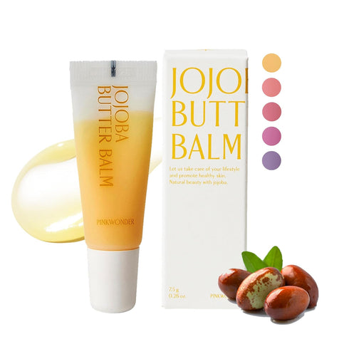 Jojoba Butter Balm (0.26fl. oz.) for lip and skin, Jojoba Seed Oil and Cactus Seed Oil, exceptional moisturizing...