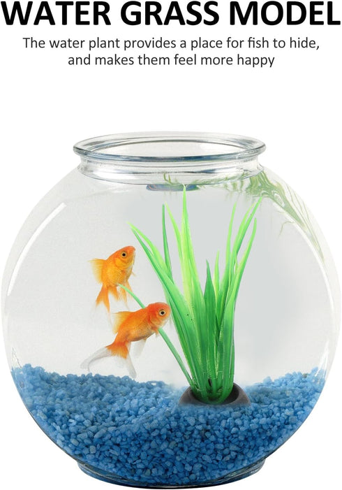 20pcs Fish Tank Landscaping Water Plants Succulants Terrarium Plants Artificial Succulent Aquarium Plants Decors Fish Tank Plants Artificial Plast...