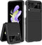 SAMONPOW for Samsung Galaxy Z Flip 4 Case, Z Flip 4 Case with Upgraded Hinge Protection Dual Layer Hard PC Soft TPU Bumper Full Body Shockproof Fl...