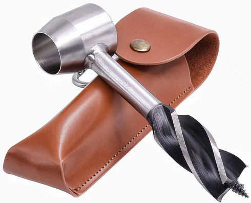 Bushcraft Survival Tool - Bushcraft Hand Auger Wrench, Scotch Eye Wood Drill Survival Tools for Outdoor Backpacking and Camping Shelter Building, ...