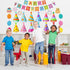 Fulmoon 48 Pcs Happy Birthday Bulletin Board Set Monthly Hat Birthday Cutouts Birthday Hat Bulletin Board Birthday Calendar Balloon Cutouts Classr...