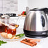 Moss & Stone 1.2L Stainless Steel Small Electric Kettle, Cordless 1500w Fast Boiling Pot, Portable Hot Water Electric Tea Kettle With Boil Dry Pro...