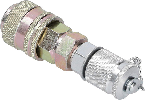G1/8 Quick Coupling Connector Male Female Threaded link PT/PPT Hydraulic Pressure Test Point Adapter Set...