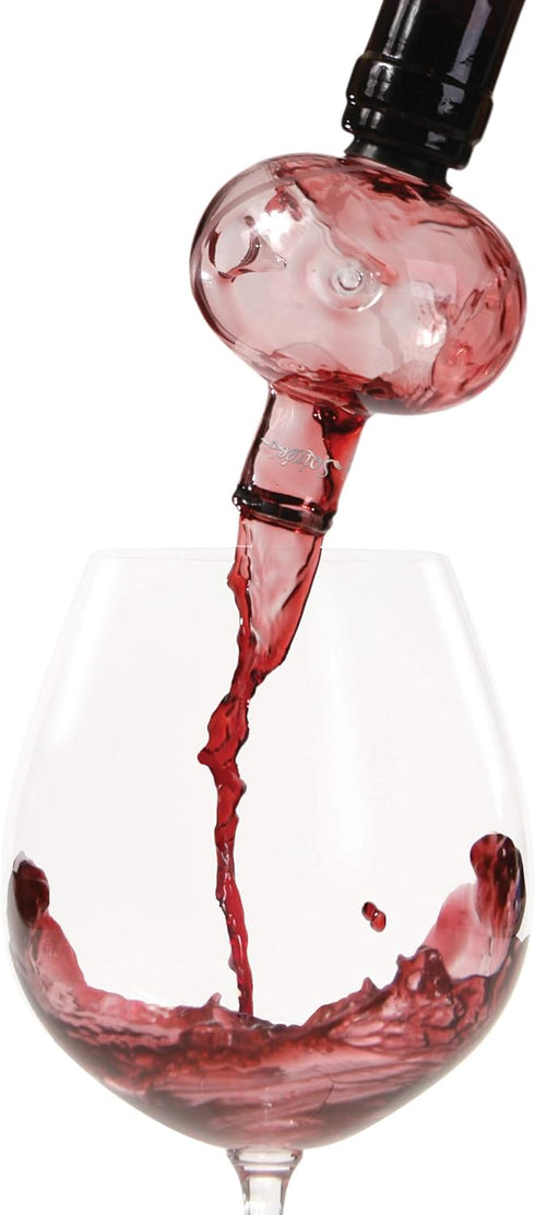 Soireehome - In Bottle Wine Aerator - For Red Wine, White Wine, And Rose Wine! - Made Of Glass, Makes Your Wine Taste Better...