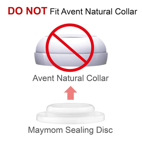 Maymom Write & Reuse Baby Bottle Labels for Daycare/Sealing Disc Compatible with Philips Classic Bottles, Maymom Screw Ring....