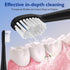 Toothbrush Heads Replacements for Water-Pik Sonic Fusion and Sonic Fusion 2.0, SF01, SF02, SF03 & SF04, Transparent Bristles, Original Shape with ...