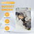 Budget Binder with Zipper Envelopes, A6 Money Saving Binder with Cash Envelopes for Budgeting, Money Bill Organizer for Cash, Budget Planner for S...
