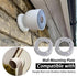 Surveillance Camera Bracket,Camera Mounting Bracket, Wall Mounting Plate Compatible with Google Nest Cam Outdoor Indoor Battery Extra Mount Rings ...
