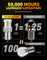 OXILAM Turn Signal Light 1156 LED Bulbs Amber Yellow 2200K Extremely Bright BA15S 1141 1003 7506 LED Bulbs with High Power 12pcs 3020SMD Chipsets,...