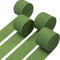 PartyWoo Crepe Paper Streamers 4 Rolls 328ft, Pack of Crepe Paper Kiwi Green Party Streamers, Crepe Paper for Birthday Decorations, Party Decorati...