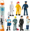 Safari Ltd. People TOOB - 7 Everyday Heroes Figurines of Construction Worker, Policeman, Mailman, Pilot, Chef, Fireman, and Veterinarian - Fun Edu...