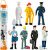 Safari Ltd. People TOOB - 7 Everyday Heroes Figurines of Construction Worker, Policeman, Mailman, Pilot, Chef, Fireman, and Veterinarian - Fun Edu...