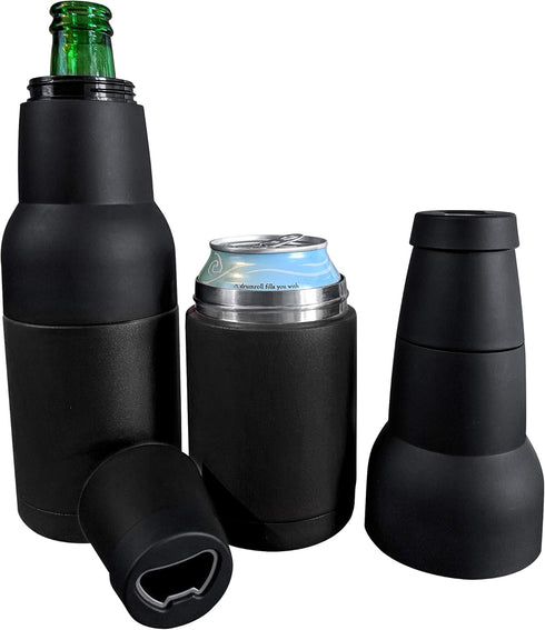 CUULii 12oz Thermos Stainless Steel Bottle Holder and Portable Cooler for Can, Beer with Built-in Bottle Opener, BPA-Free and Durable - Ideal Gift...