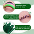 100Pcs Pipe Cleaners, Pipe Cleaners Craft, Creative Craft Pipe Cleaners for Festivals Flower Making, Chenille Stems Crafting Pipe Cleaners Supplie...