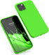 kwmobile Case Compatible with Apple iPhone 12 Pro Max Case - Soft Slim Protective TPU Silicone Cover - Neon Green...