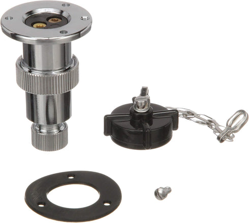 Seachoice 10161 Deck Connector – Watertight Fitting – 1-1/2 Inch Flange Diameter – 3 Amps at 12V...