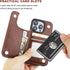 Compatible with iPhone 15 Pro Wallet Case with Card Holder, PU Leather Kickstand Card Slots Case, Double Magnetic Clasp and Durable Shockproof Cov...