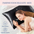 BEDELITE Satin Pillowcase for Hair and Skin, Super Soft and Cooling Similar to Silk Pillow Cases 2 Pack with Envelope Closure, Gift for Women Men(...