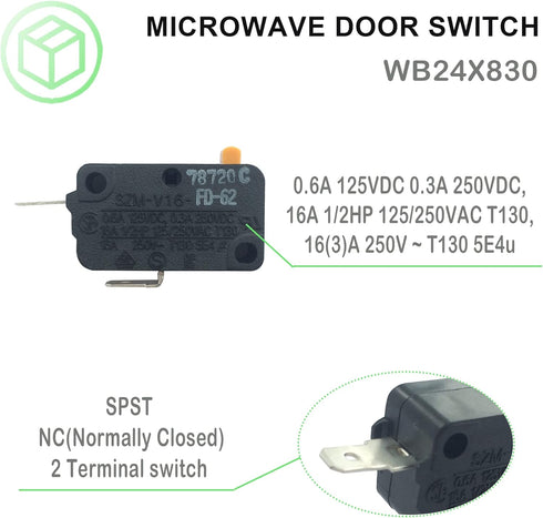 LONYE SZM-V16-FD-62 WB24X830 Monitor Switch RE2 Replacement for GE Starion Microwave 3405-001033 WB24X0800 WB24X800 AP2024338 PS237422 DE34-20019A...