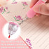 6Pcs Cute Pens Kawaii Gel Pens Retractable Korean Pens Fine Point Smooth Writing Pens 0.5 Black Soft Grip Quick Dry Ink Aesthetic Office School Su...