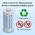 3.7 Volt 1??6??3??4??0 Rechargeable Battery 2??80??0mAh Battery 4 Pack Large Capacity Batteries for LED Flashlight, Headlamps, etc...