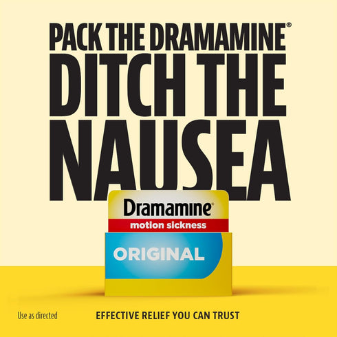 Dramamine Original, Motion Sickness Relief, 36 Count...