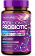 80 Billion CFU Probiotic - Daily Digestive Gut Health Supplement for Men & Women - Lactobacillus acidophilus, Bifidobacterium & Prebiotics - Non-G...