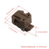 BQLZR 2262185 Refrigerator Freezer Compressor PTC Start Relay Replaces 10097202 WR7X194 5303007173 IC102 66858-1 66857-2 WR7X214 Pack of 5