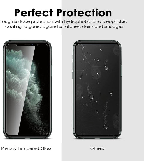 MICHETT CTREEY iPhone XS Screen Protector, Anti-Scratch Tempered Glass Screen Protector for Apple iPhone Xs Max 16.5 inch 2018 Release (Black)......